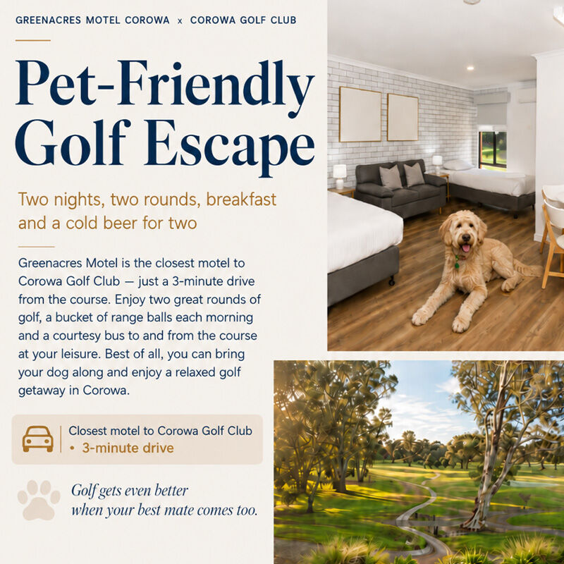 Pet Friendly Golf Escape