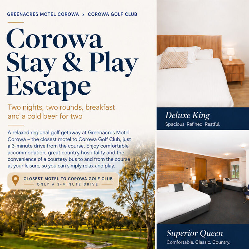 Corowa Golf Stay & Play Escape