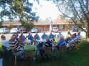 The Golden Oldies Relaxing At Green Acres Motel Corowa NSW